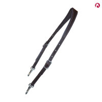 Bithänger, Semizaum "Baraya" anatomisch, moccafarben mit Karabiner