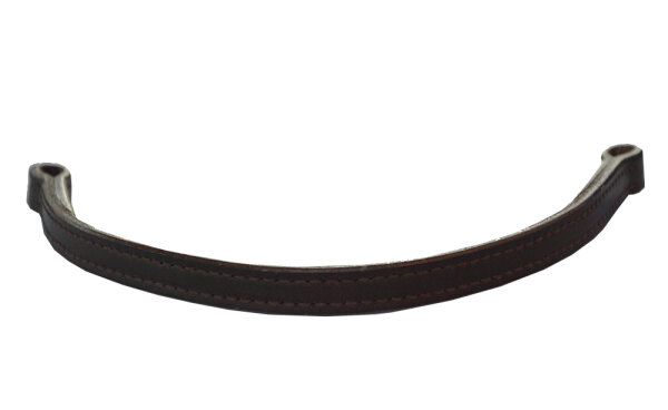 Stirnband "Delfa" harness Leder goldbraun