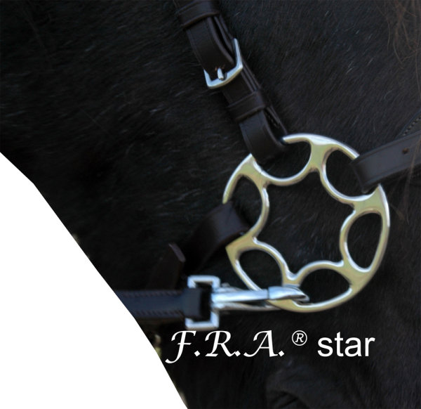 F.R.A. Star Noseband braun Pony