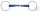 Titan Wassertrense einfach gebrochen, Lock Up 13,5 cm, B13