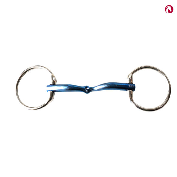 Titan Olivenkopfgebiss einfach gebrochen, Lock up 12,5 cm, B13