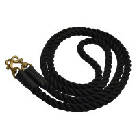 Seilzügel gedreht aus Polyester Ø 18 mm, schwarz
