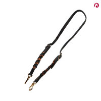 Bithänger mit Karabiner  -  Flechtung II zweifarbig