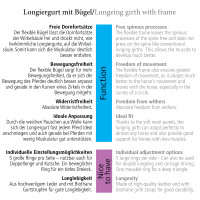 Bügel-Longiergurt - Leder
