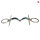 Fulmertrense (Schenkeltrense), beweglicher Ring, einfach gebrochen, ultra comfy, 13,5 cm